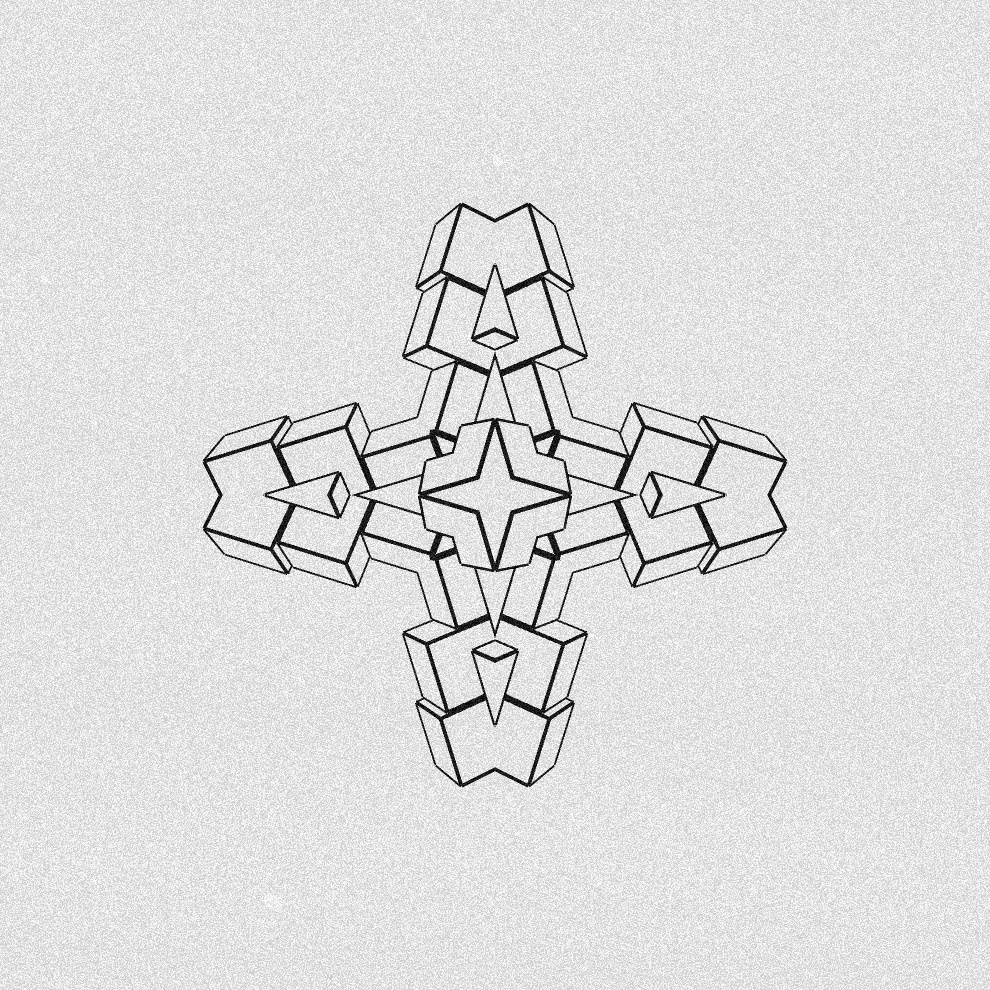Monochrome Kaleido #37 static token preview