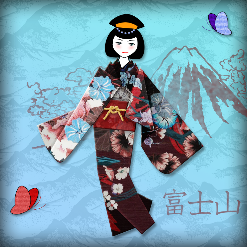 Origami Girls #101 static token preview