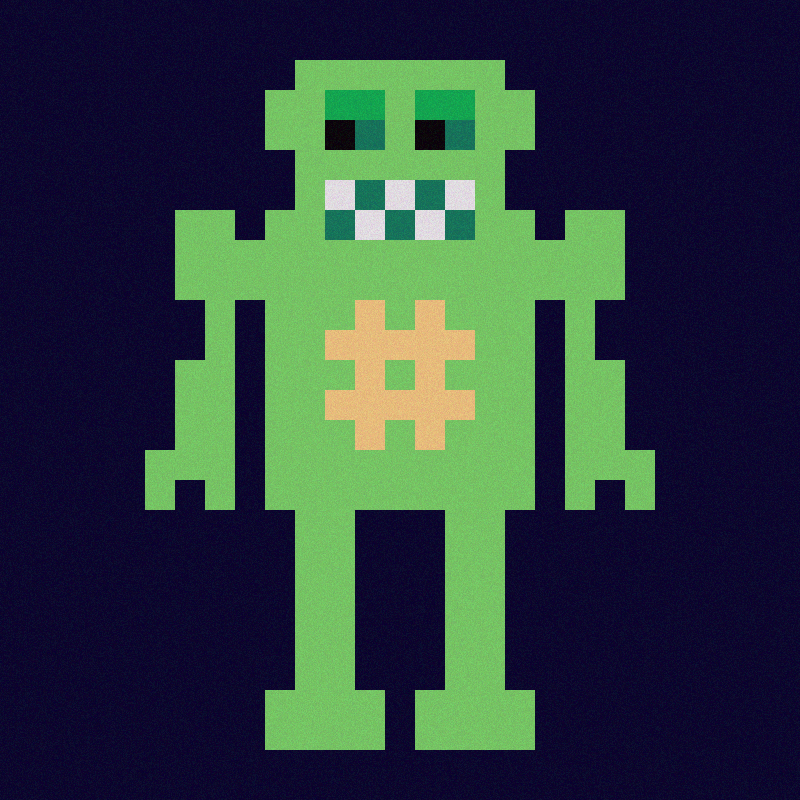 Pixelbots #2 static token preview