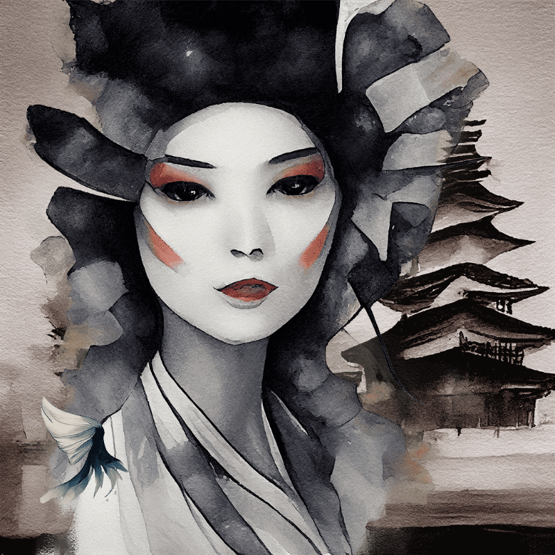 Rural Geisha #7 static token preview