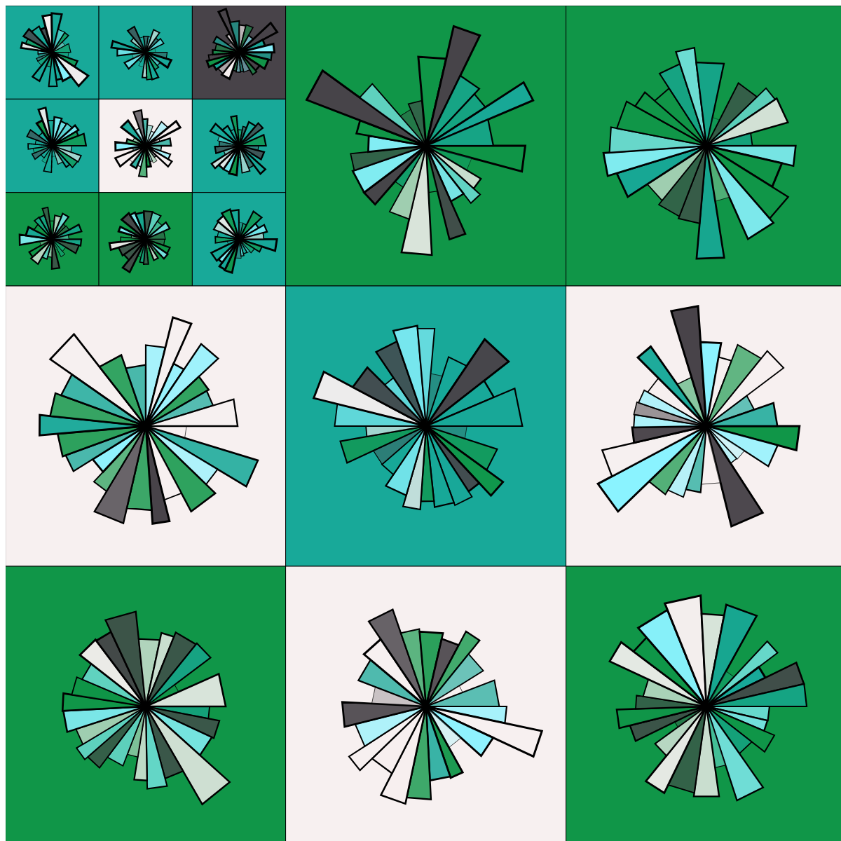 Dancing triangles #17 static token preview