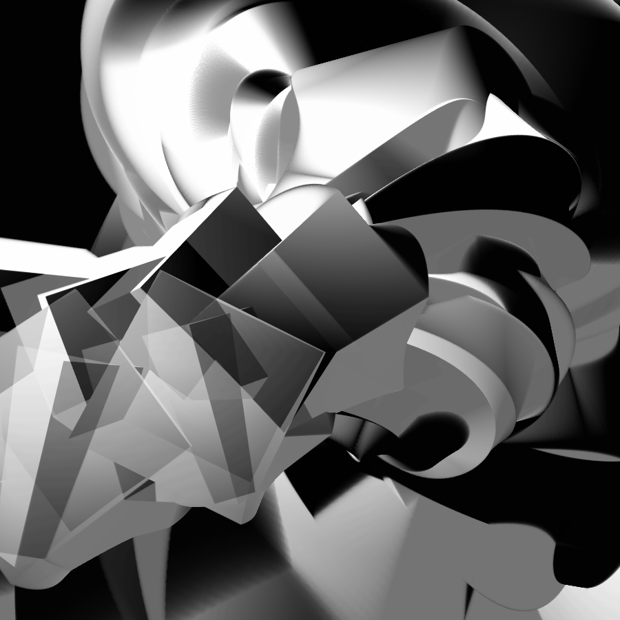 Transparent Evolving Sculpture #3 static token preview
