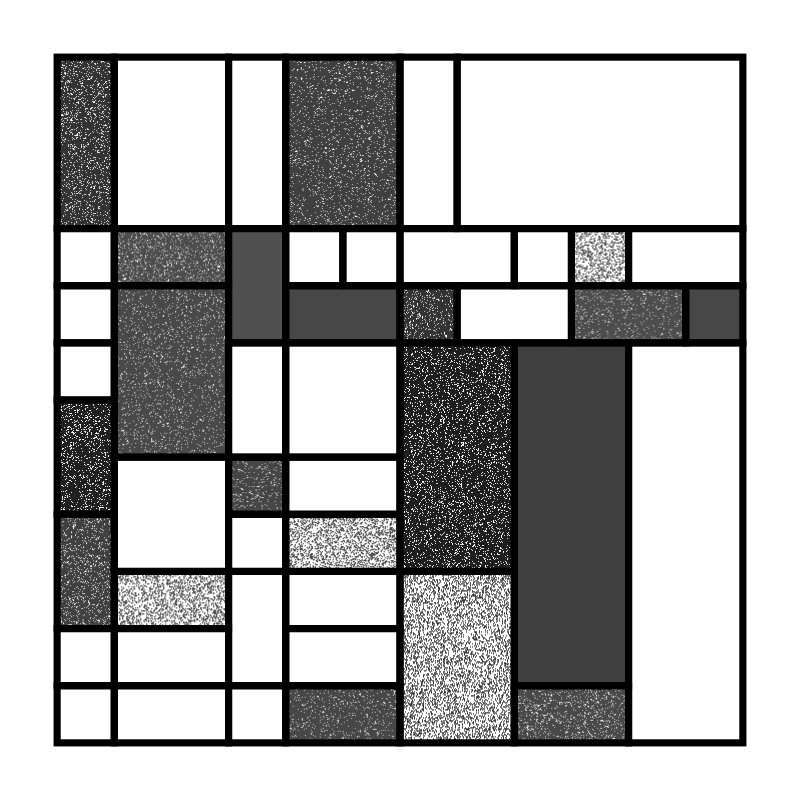 Mono Mondrian #20 static token preview