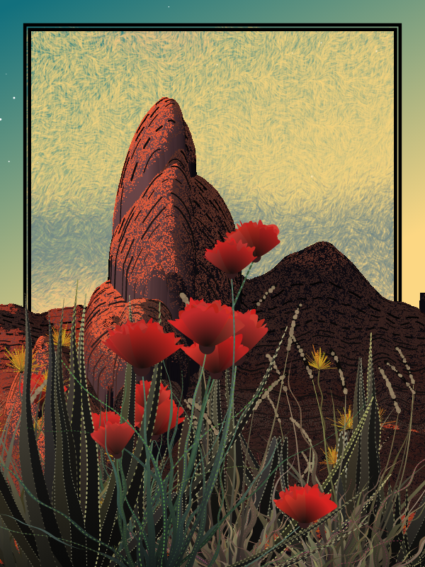 Desert Sun Rising #14 static token preview