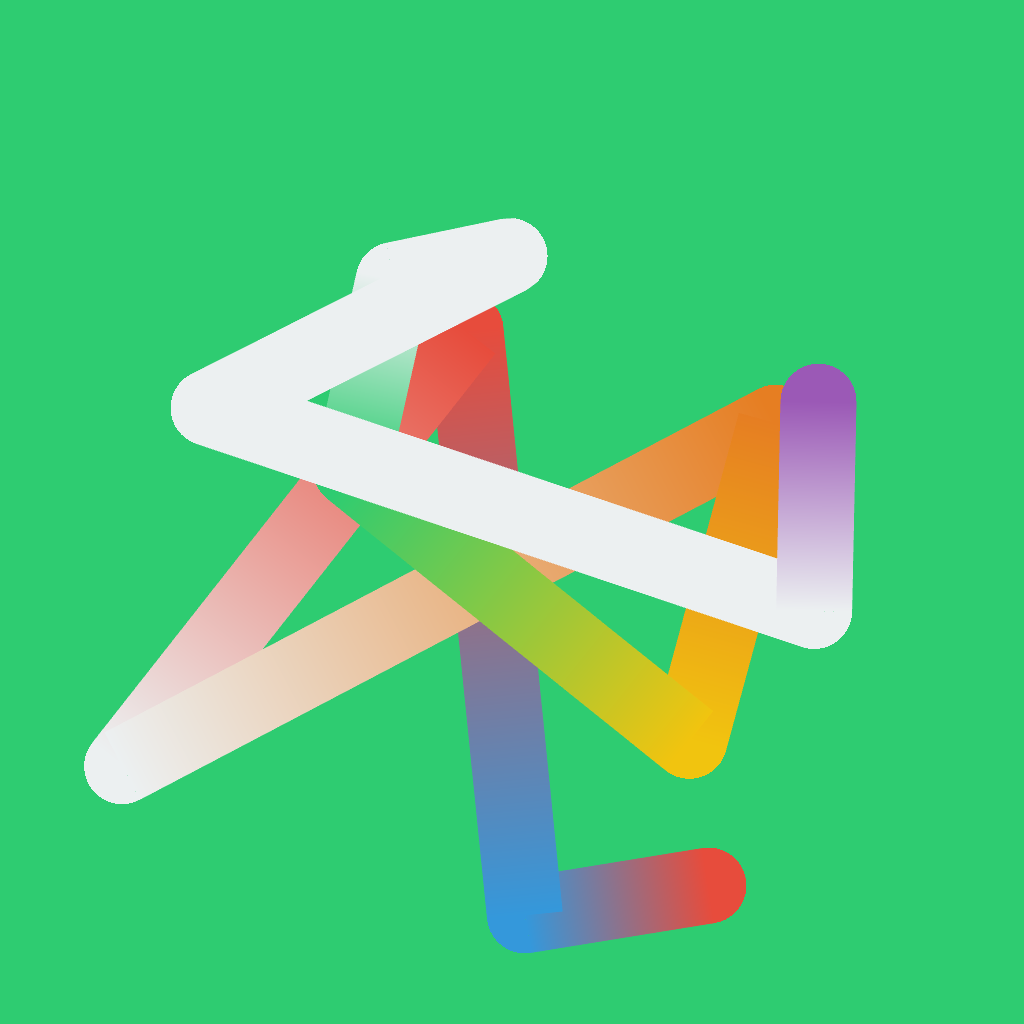 Rainbow Swirls #10 static token preview