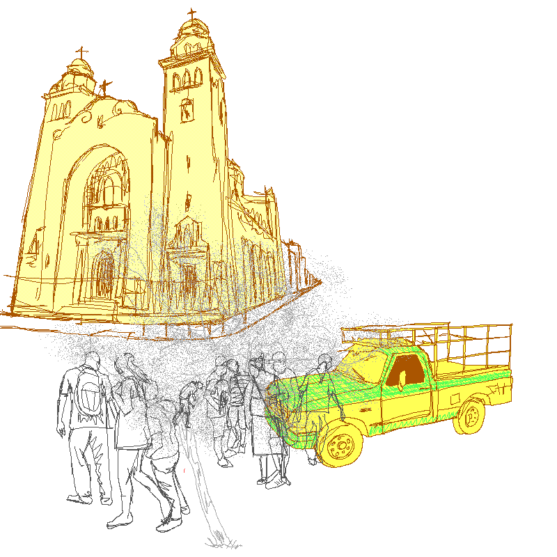 Walking through the city of El Bajo #12 static token preview
