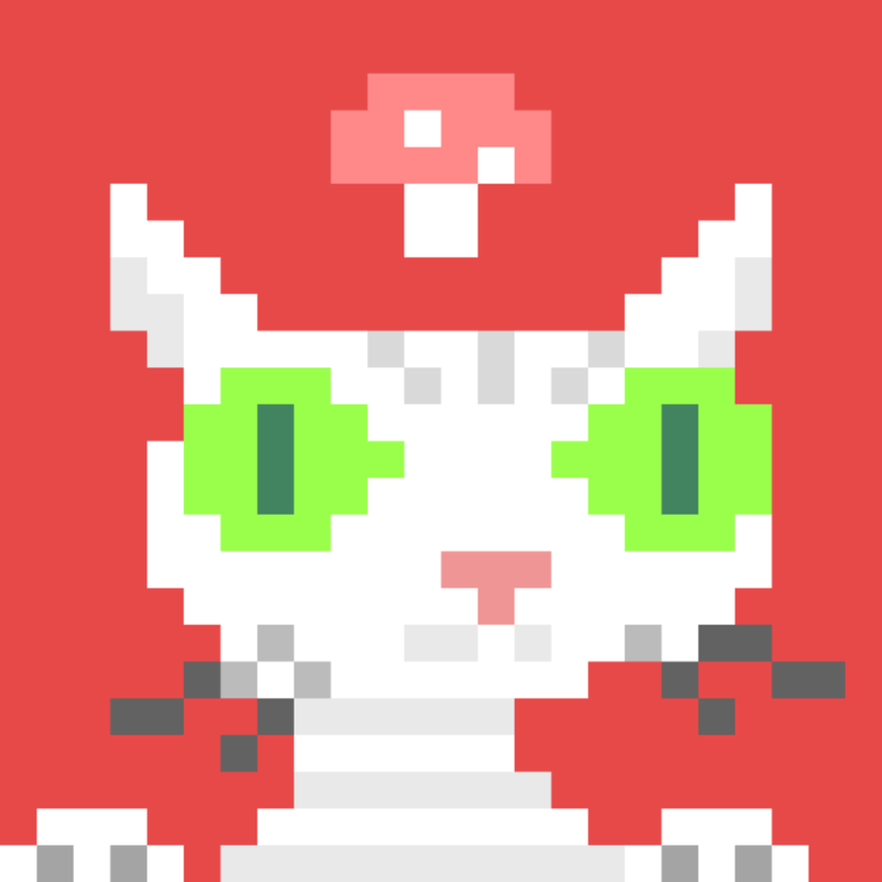 Albino Daemoncatz #8 static token preview