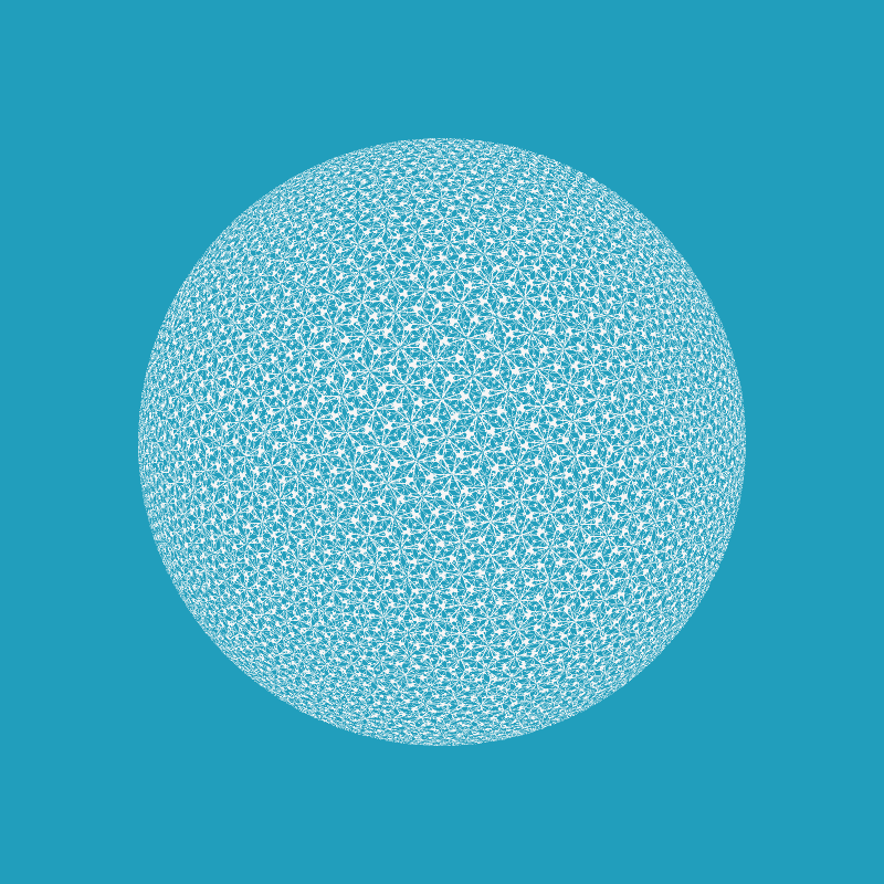 Digital Gothic: Spherical Tessellation #16 static token preview
