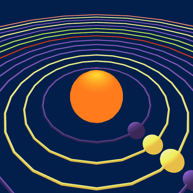 Generative solar system #8 static token preview