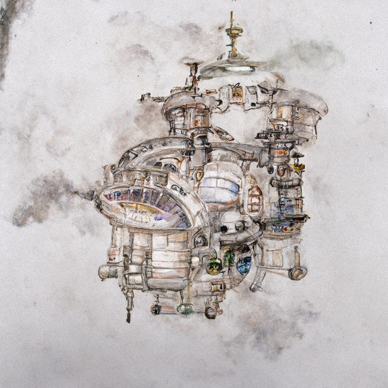 Utopian Space Castles #2 static token preview