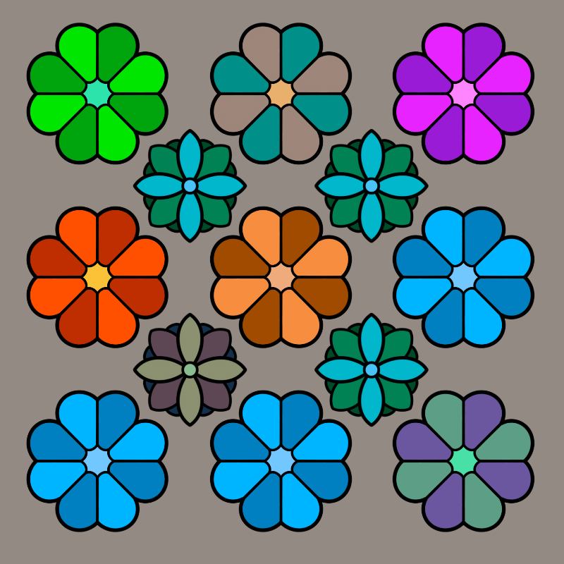 Just Flowers and Colors... #4 static token preview