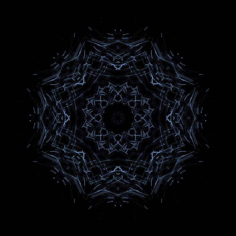 the thread in the pattern #120 static token preview
