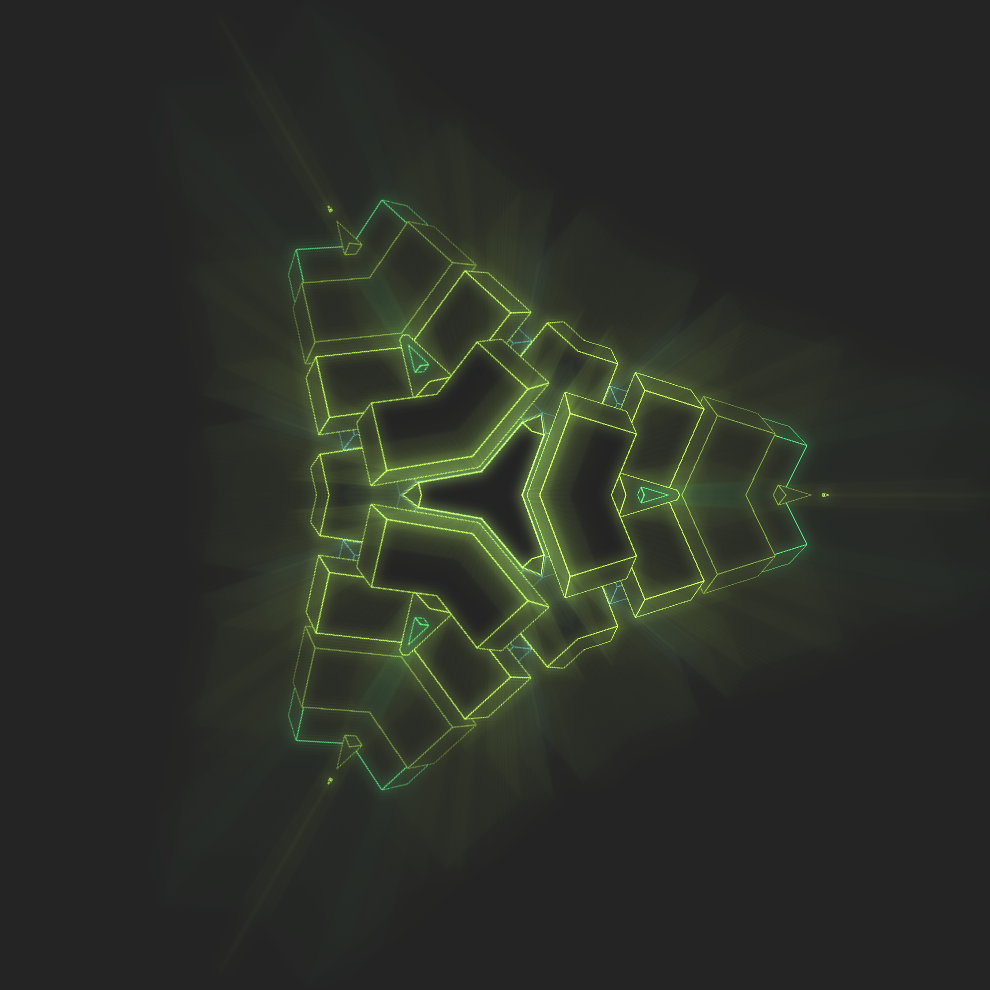 Neon Kaleido #211 static token preview