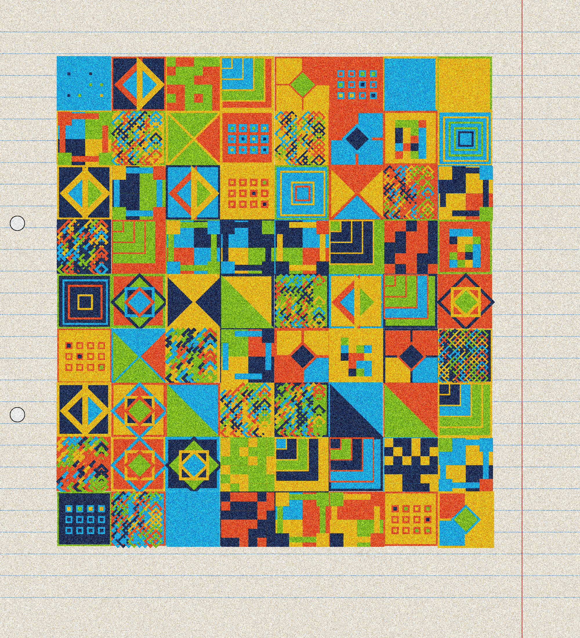 sketchbook page 8: annoying grid #4 static token preview