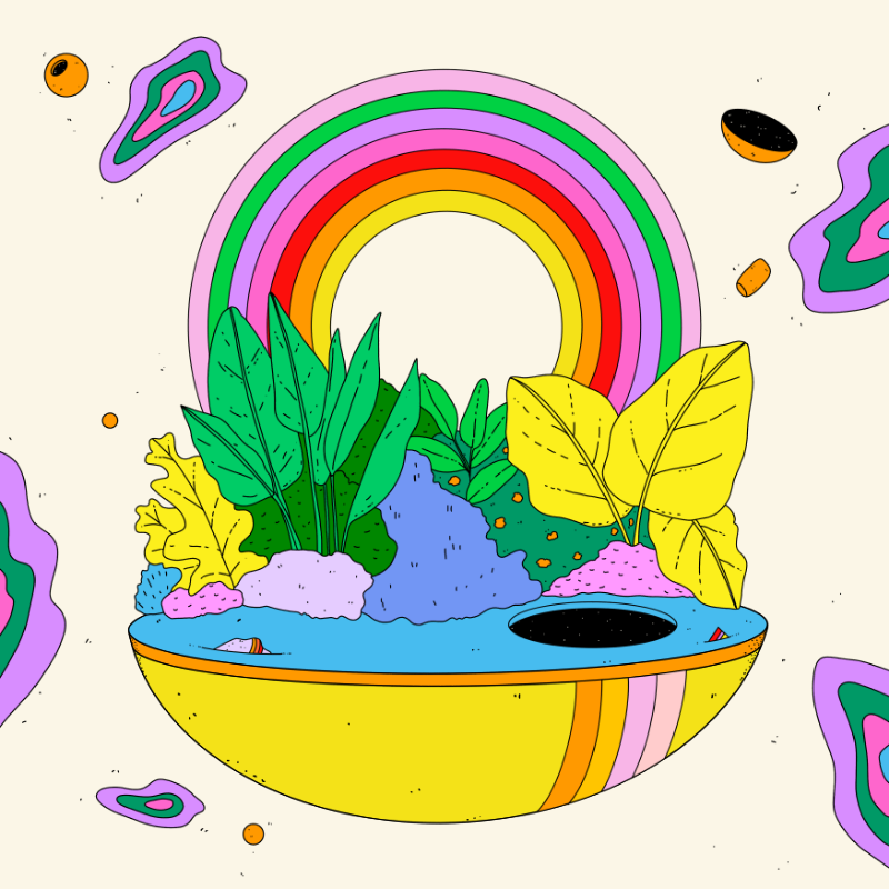 🌈🌴🪐 #20 static token preview