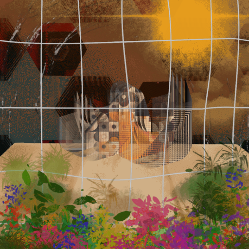 Geometric Garden #25 static token preview