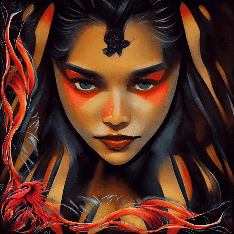 Aries Girl #3 static token preview