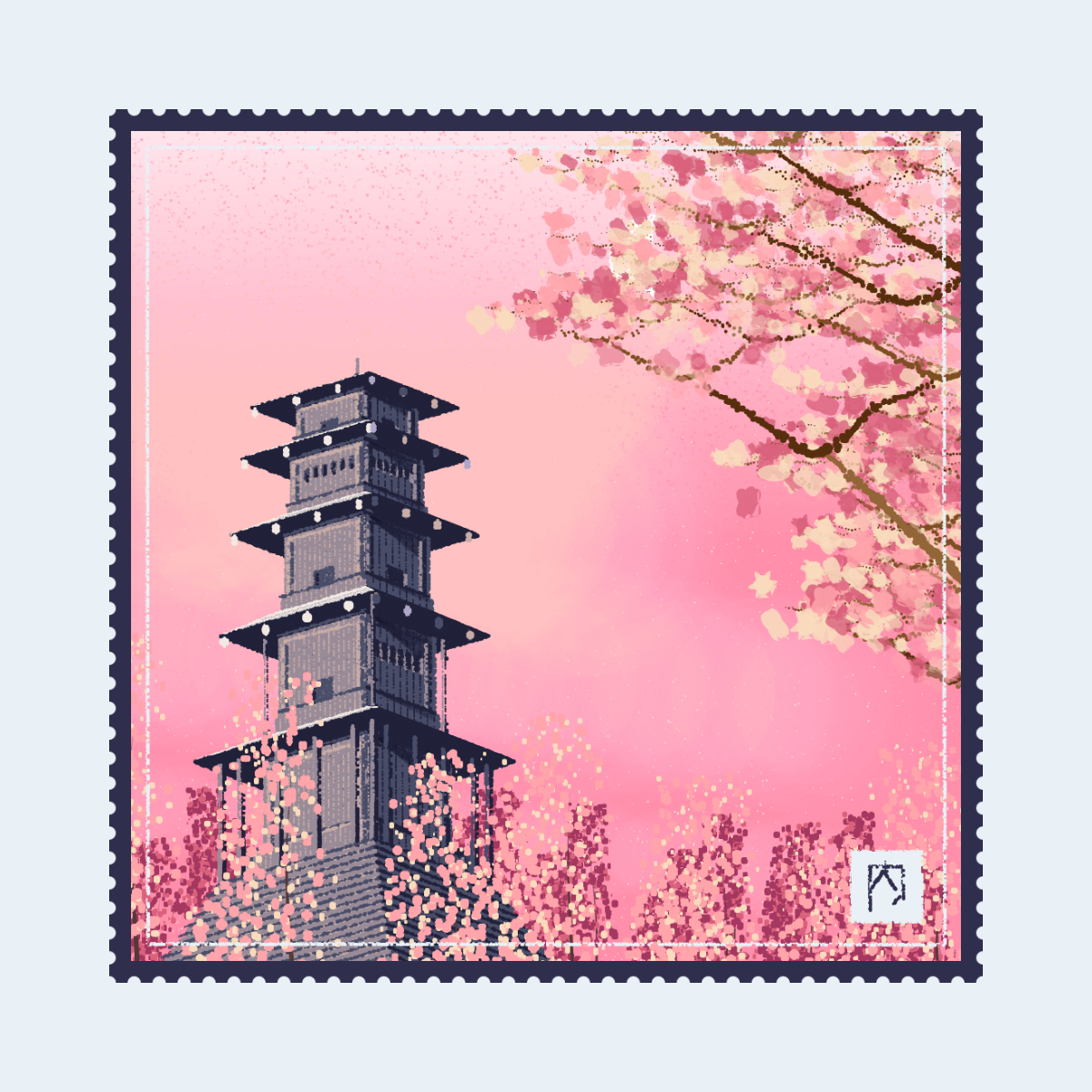 ABANDONED TEMPLE 廃寺 #7 static token preview