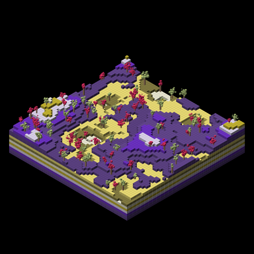 Pixel Topography #20 static token preview