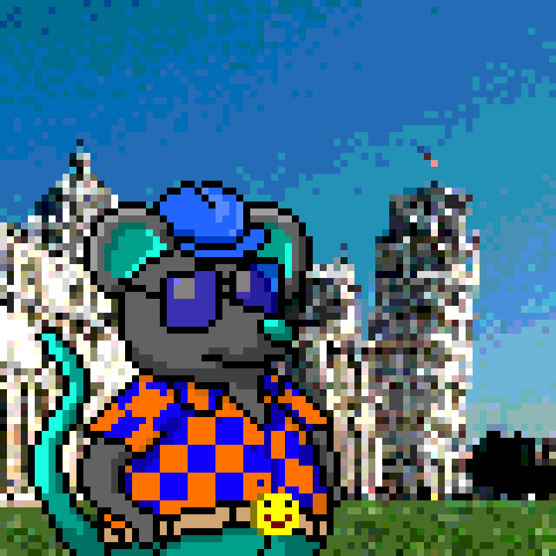 XTZ-Rats - Serie 2 - Around the world. #8 static token preview