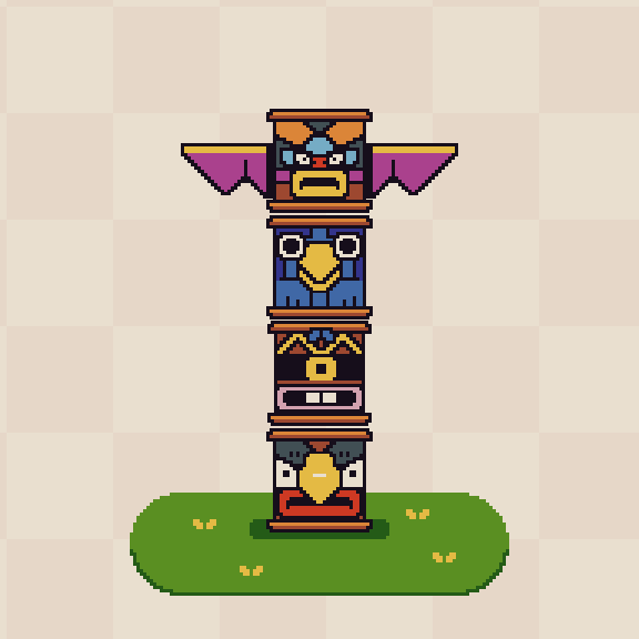 Tiki Totem #3 static token preview
