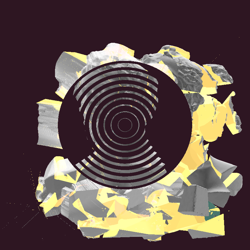 Exploding headz #22 static token preview
