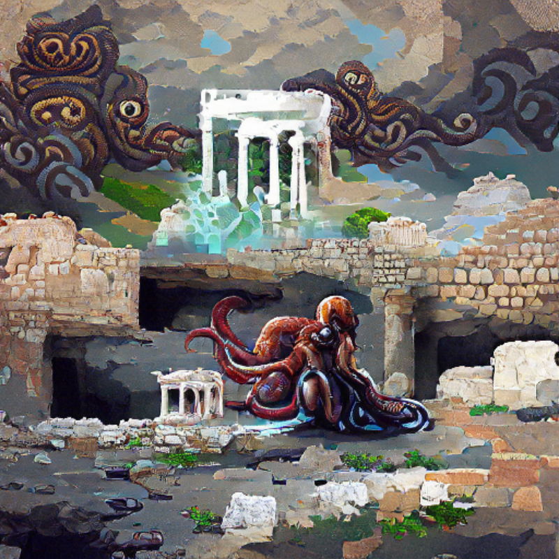 Octopus's Gardens and Ruins #4 static token preview