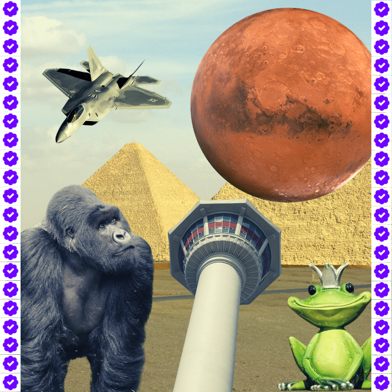 Banana & Pepe on mysterious trips #11 static token preview