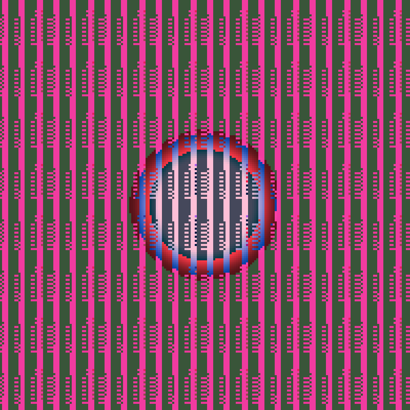 Pixelated Orb #6 static token preview
