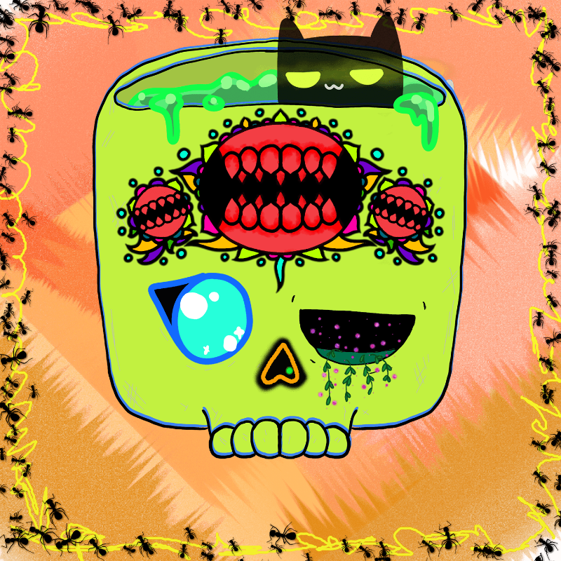 Mexican Candy Skulls #16 static token preview