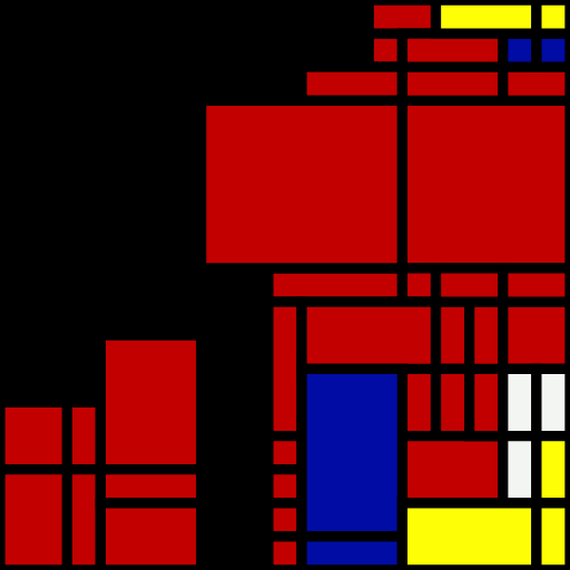 Mondrian Ticket #7 static token preview