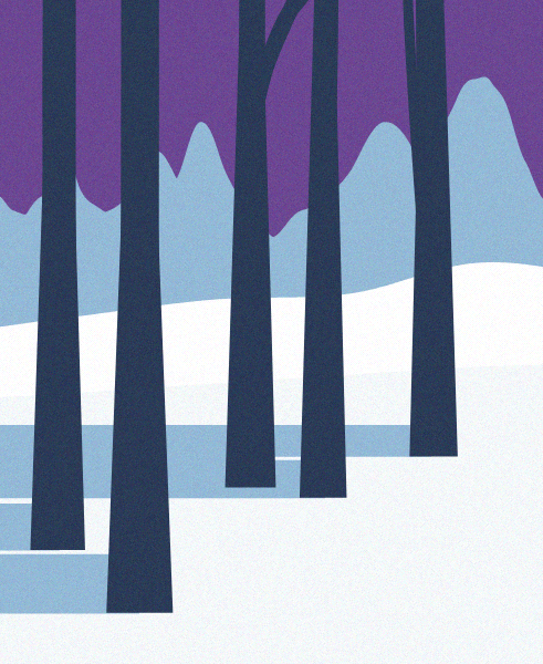 Minimal Snow Landscape #90 static token preview