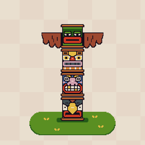 Tiki Totem #4 static token preview