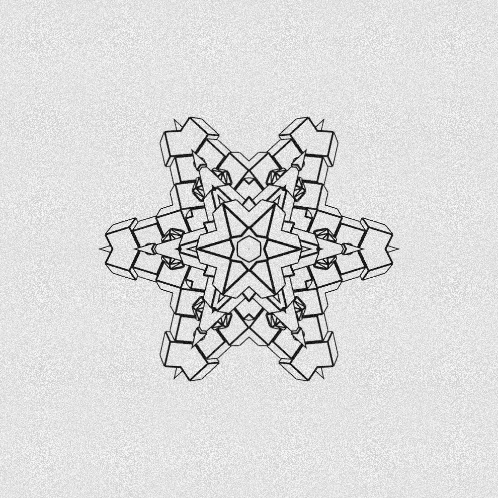 Monochrome Kaleido #118 static token preview