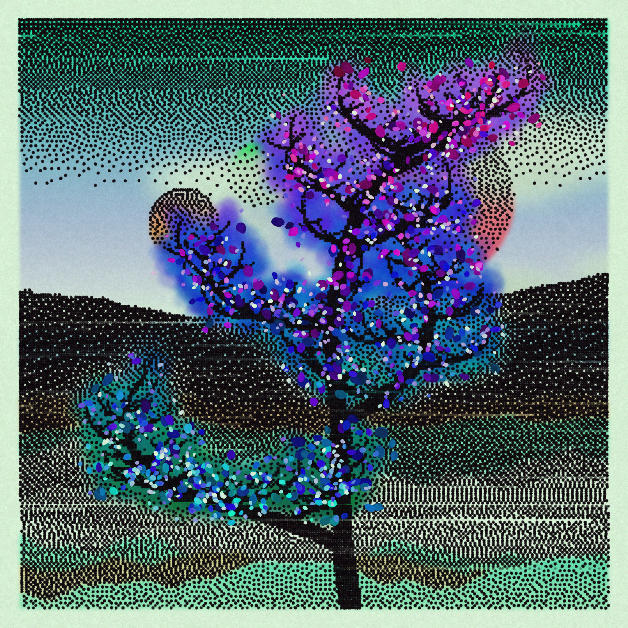 Dithered Branches #8 static token preview