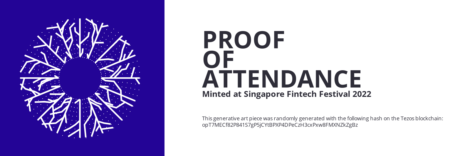 SFF2022 Proof of Attendance Token #1954 static token preview