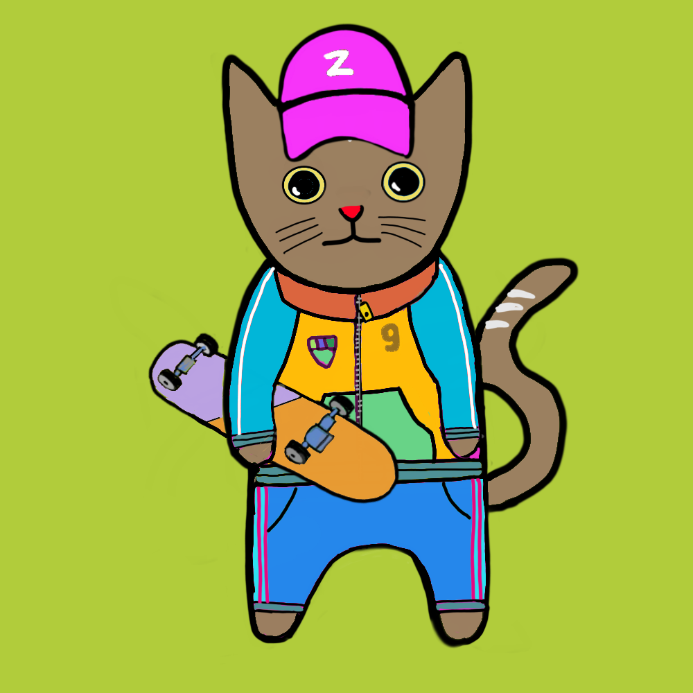 Sports cat #4 static token preview