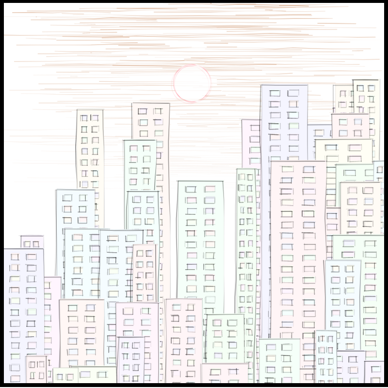 City sketch #2 static token preview
