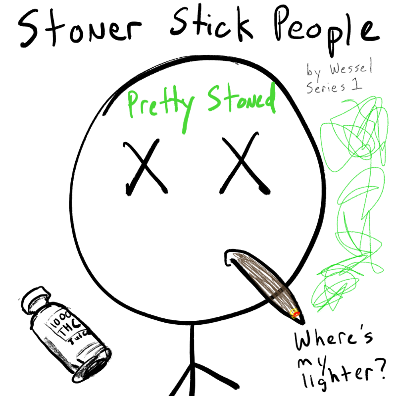 Stoner Stick People #22 static token preview