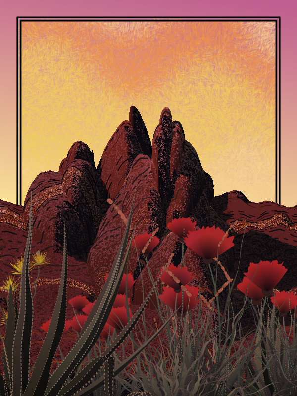 Desert Sun Rising #7 static token preview