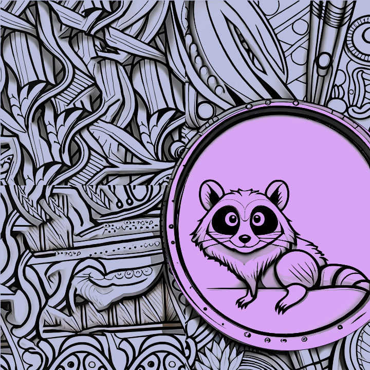 Playful weasel #21 static token preview