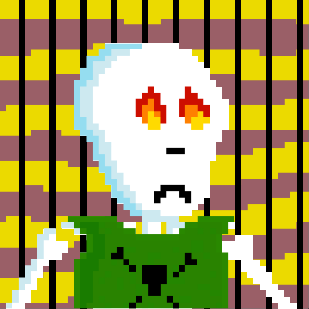 PIXEL SKULLETTI 1 #19 static token preview