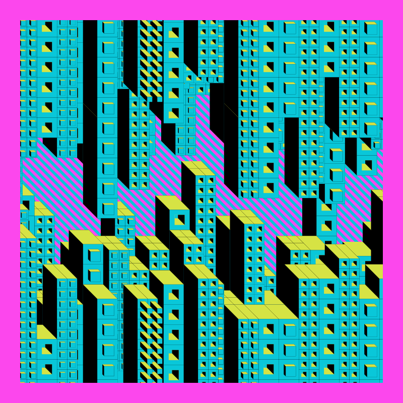 Cube City - Upside Down #22 static token preview