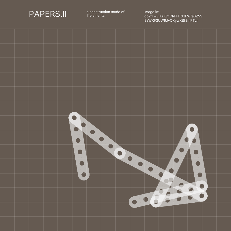 PAPERS.II #8 static token preview