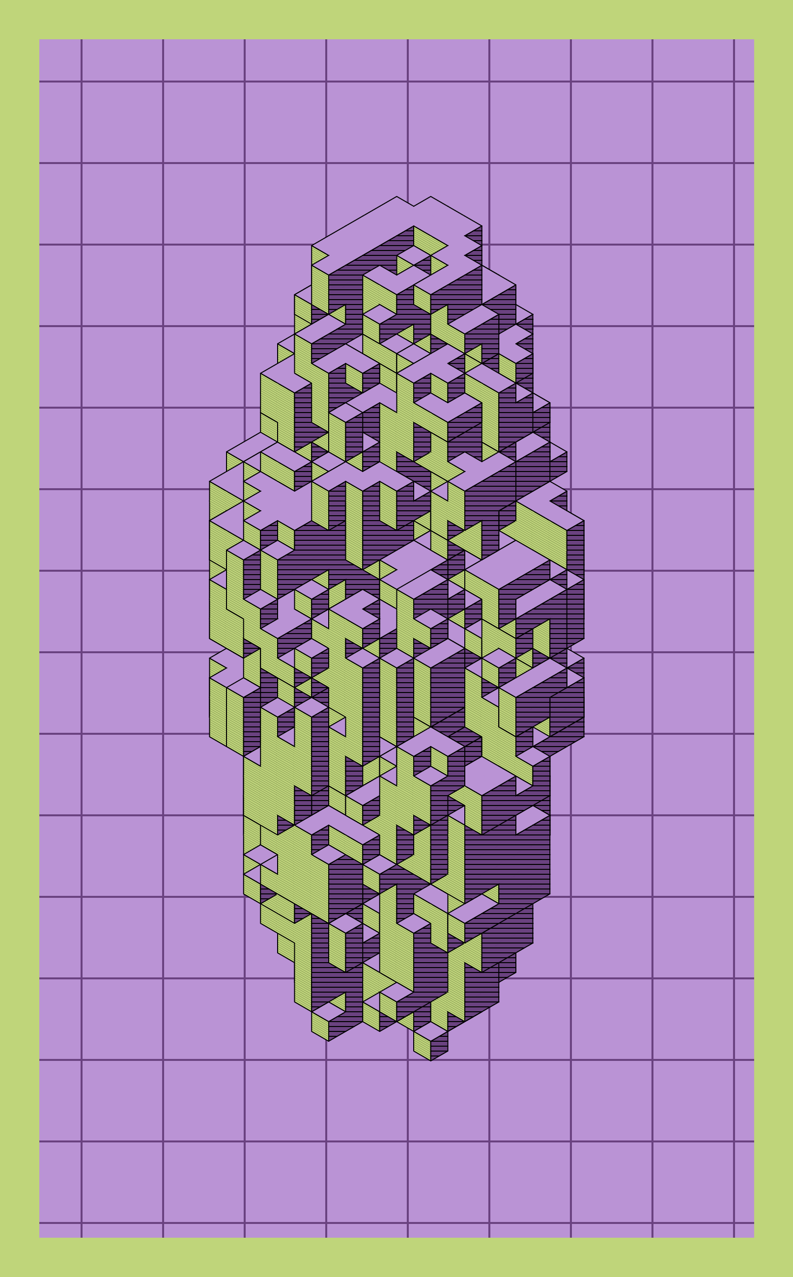 Corroding Cubes #22 static token preview