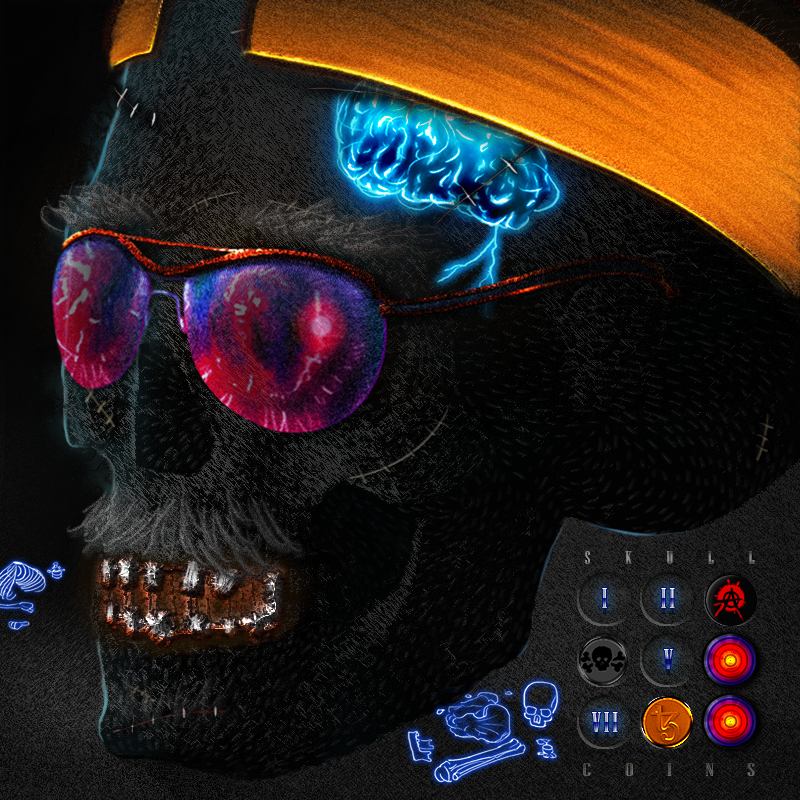 Scratch Skulls #6 static token preview