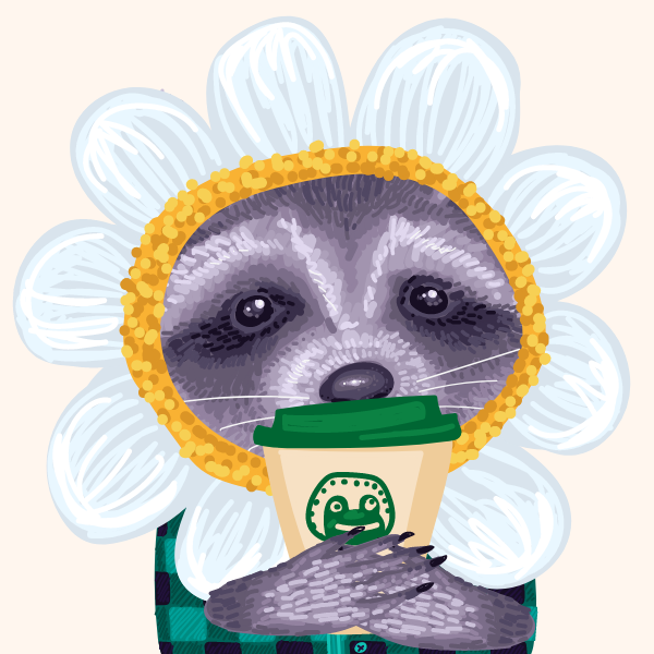 Cool Raccoon Collection #29 static token preview