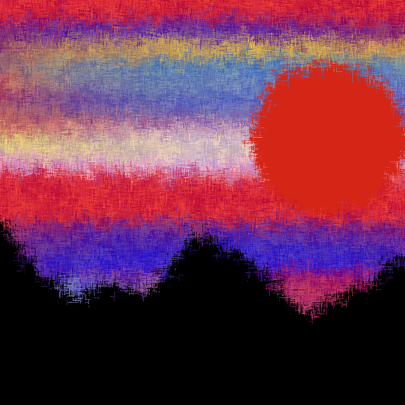 Sunset in memory #1 static token preview