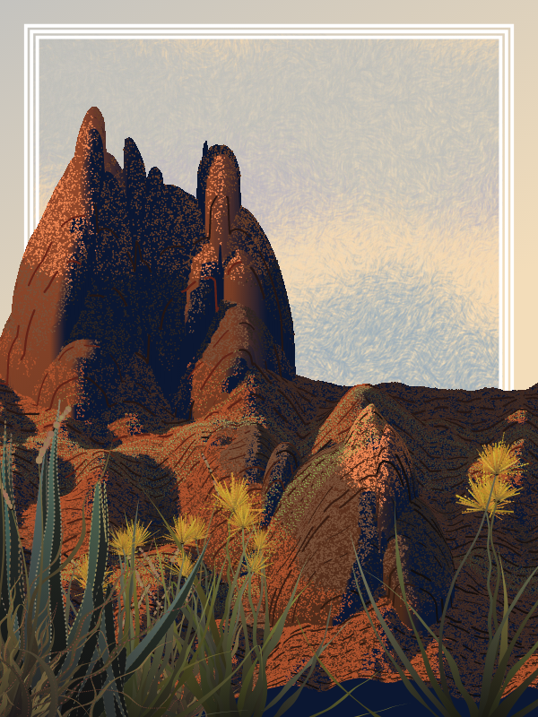 Desert Sun Rising #9 static token preview