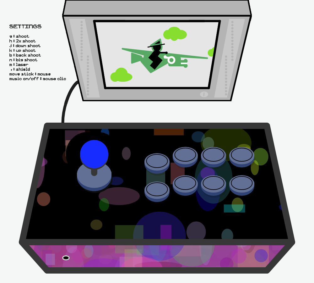 Arcade stick #14 static token preview